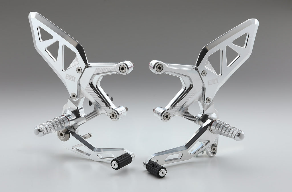 AELLA Adjustable Rearset Kit: Machined Finish/ Special anodized colors (kawasaki Z900RS 26-) AE-10114-PO