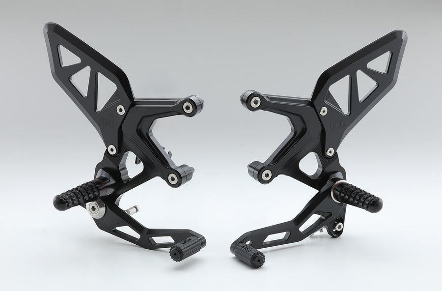 AELLA Adjustable Rearset Kit: Machined Finish/ Special anodized colors (kawasaki Z900RS 26-) AE-10114