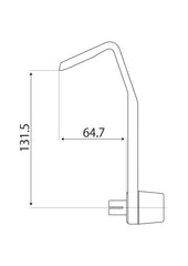 AELLA Brake lever guard (bar end sliderless set) (for inner diameter 16mm to 17mm)