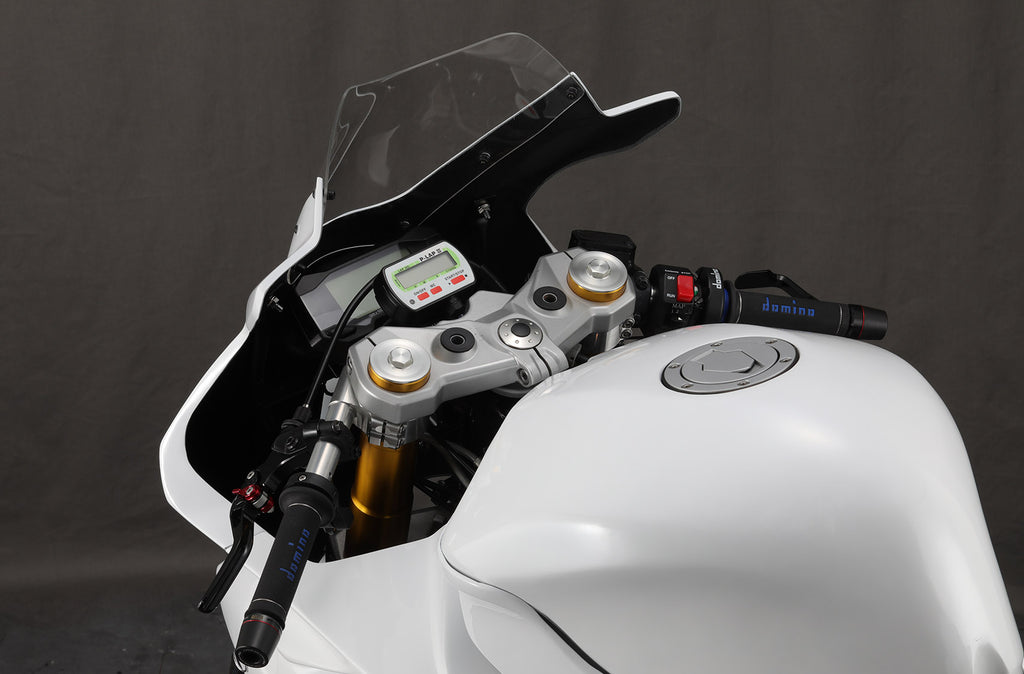AELLA Clip-On Handlebar (for vehicles with A-TECH full cowl): Polished AE-27057