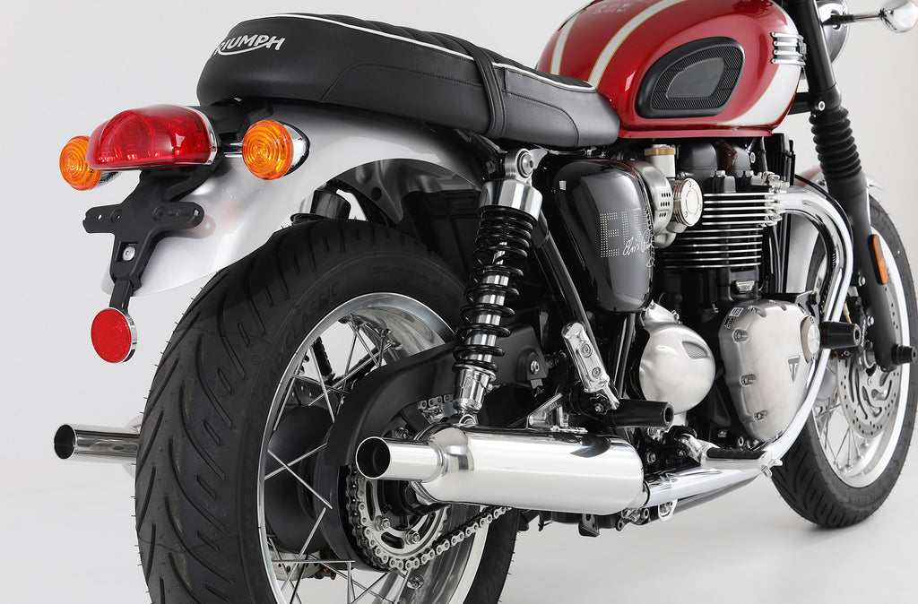 AELLA Slip-on silencer for vehicle inspection (Triumph Bonneville T120) AE-42033