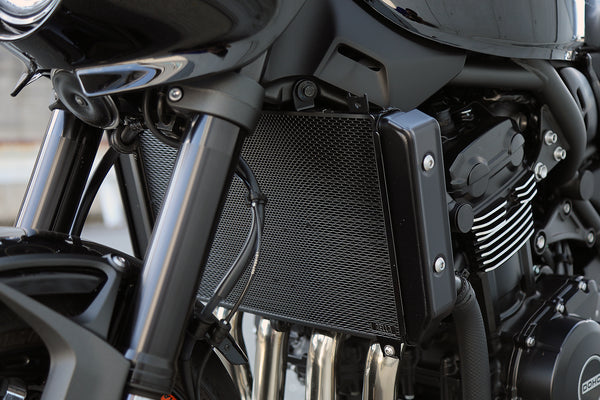 AELLA Radiator Guard (Kawasaki Z900/Ninja1000SX/Other):Black AE-56041-BK