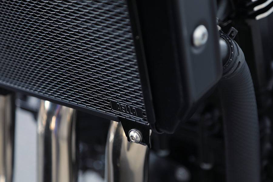 AELLA Radiator Guard (Kawasaki Z900/Ninja1000SX/Other):Black AE-56041-BK