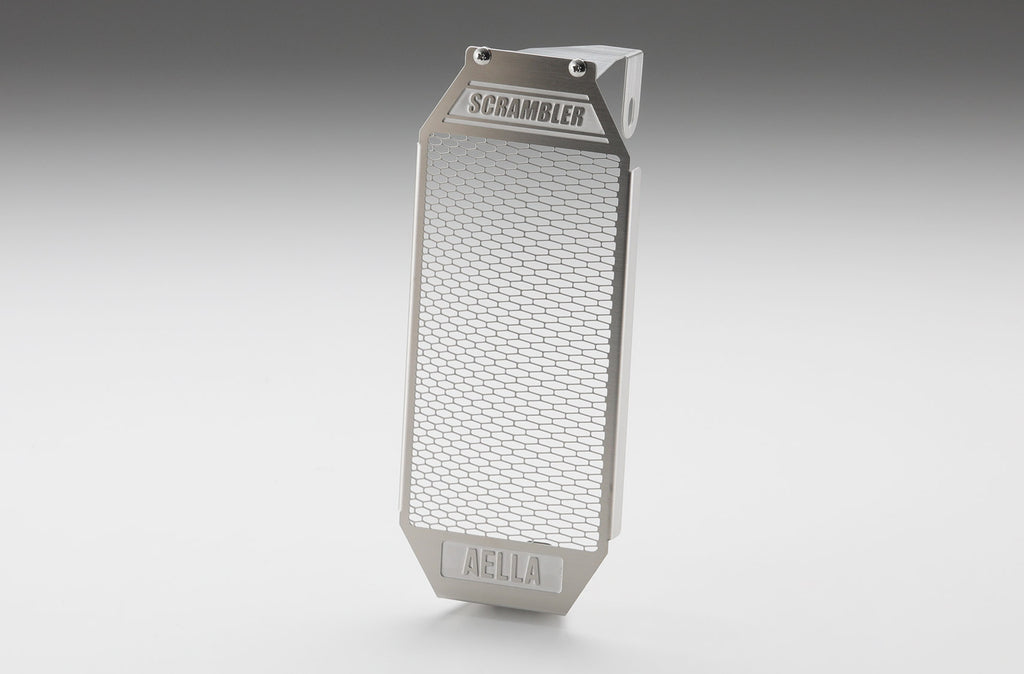 AELLA Oil Cooler Guard: Stainless (SCRAMBLER) AE-57022