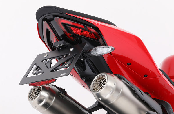 AELLA Aluminum machined short license plate holder (Panigale V4 7G / V2 / StreetFighter V4 / V2) AE-74050