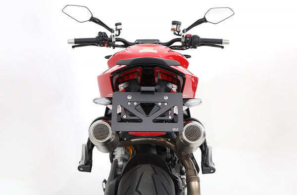 AELLA Aluminum machined short license plate holder (Panigale V4 7G / V2 / StreetFighter V4 / V2) AE-74050