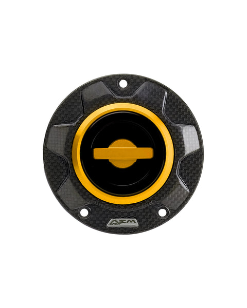 AEM Factory Carbon Gear quick-lock fuel cap DU155 featured image