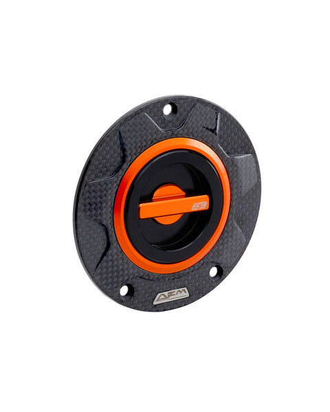 AEM Factory Carbon Gear quick-lock fuel cap DU155