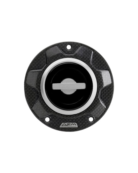 AEM Factory Carbon Gear quick-lock fuel cap DU155