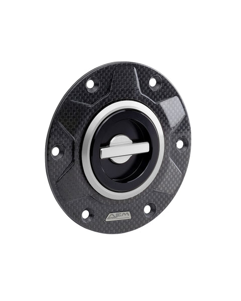 AEM Factory Carbon Gear 115 quick-lock fuel cap DU156