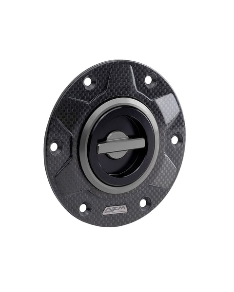 AEM Factory Carbon Gear 115 quick-lock fuel cap DU156