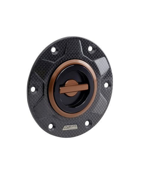 AEM Factory Carbon Gear 115 quick-lock fuel cap DU156