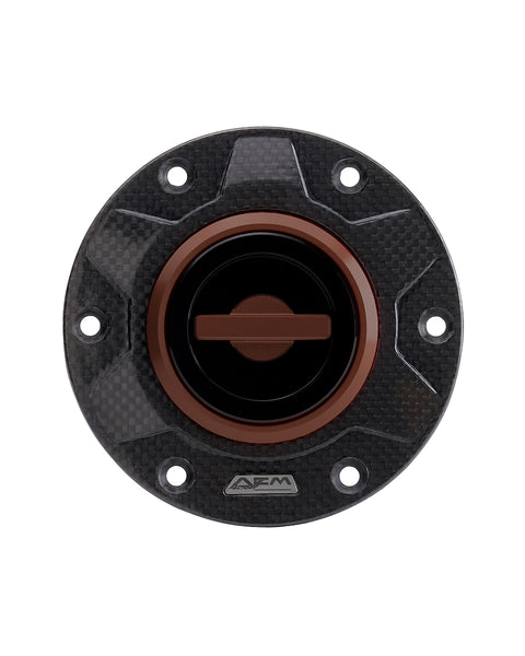 AEM Factory Carbon Gear 115 quick-lock fuel cap DU156