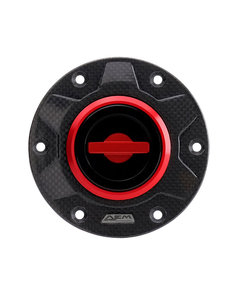 AEM Factory Carbon Gear 115 quick-lock fuel cap DU156