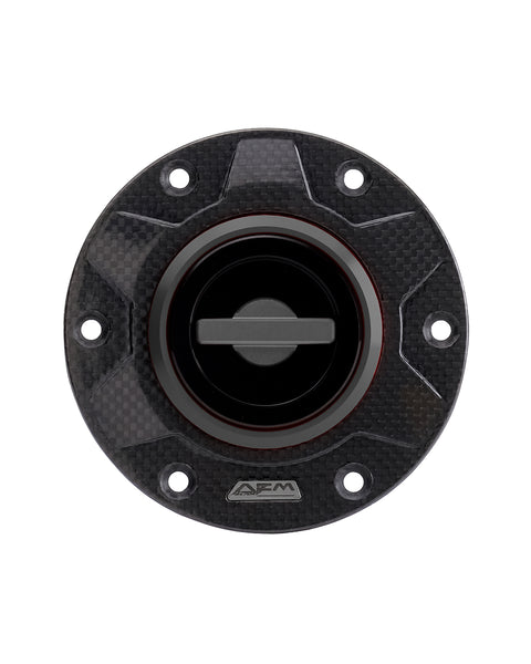 AEM Factory Carbon Gear 115 quick-lock fuel cap DU156