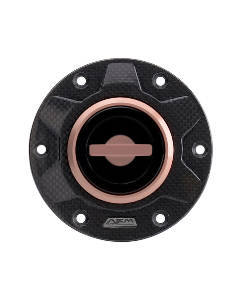 AEM Factory Carbon Gear 115 quick-lock fuel cap DU156