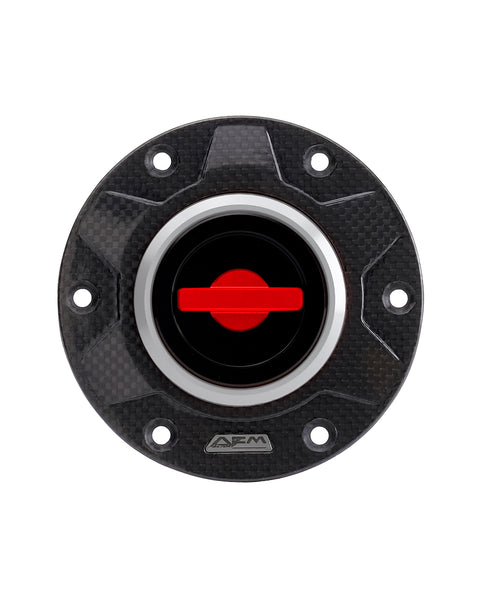 AEM Factory Carbon Gear 115 quick-lock fuel cap DU156
