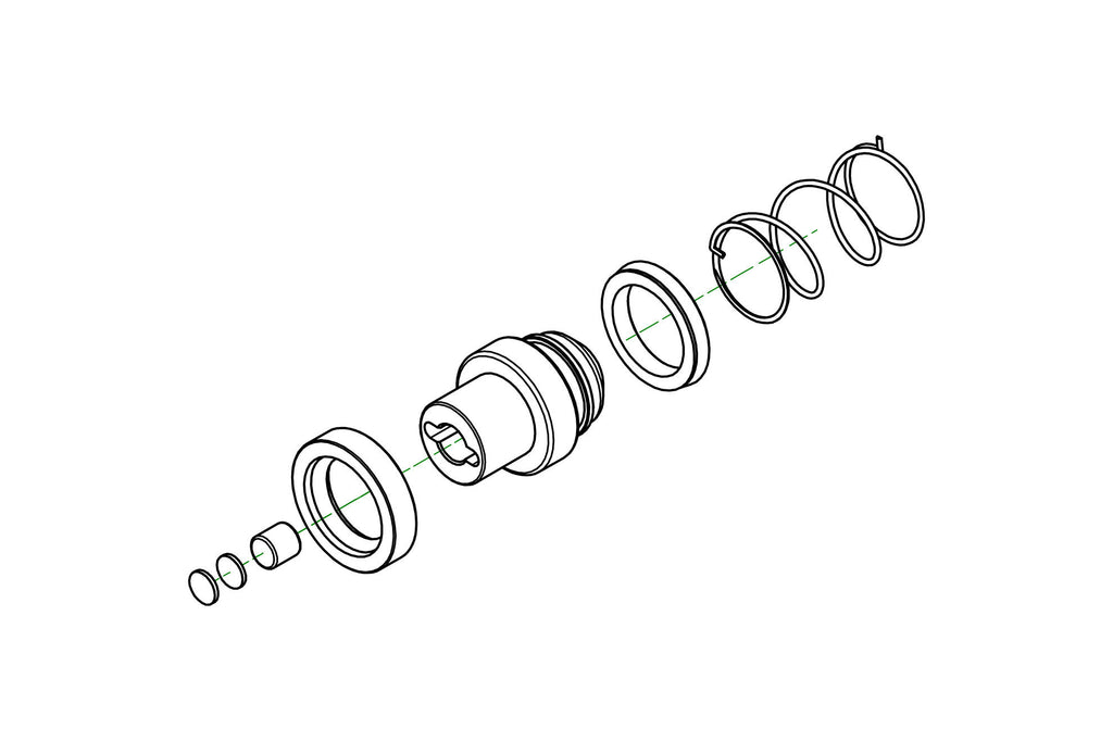 CNC RACING | Clutch slave cylinder Ø 30 mm Ducati - Repair kit