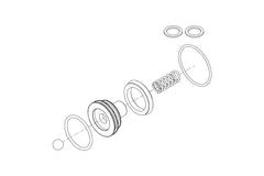CNC RACING | Clutch slave cylinder Ø 29 mm Ducati - Repair kit