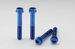 AELLA Titanium caliper bolt for BMW (M10 x L65 P1.5): Blue version