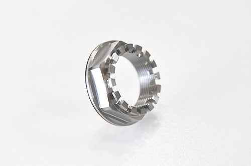 AELLA Hexagonal Titanium Rear Axle Nut (Sprocket Side) AT-DU008