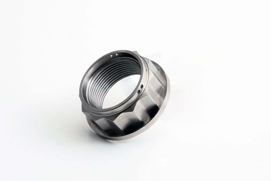 AELLA 12-point titanium nut for rear axle (25mm thread diameter) AT-DU014