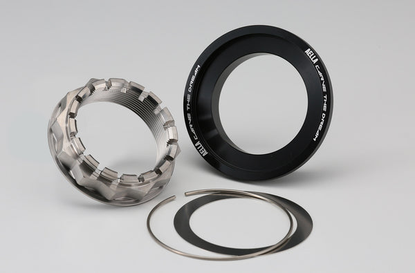 AELLA Titanium Nut & aluminum billet spacer for DUCATI rear axle set AT-DU105