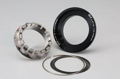 AELLA Titanium Nut & aluminum billet spacer for DUCATI rear axle set