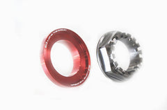 AELLA Titanium Nut & aluminum billet spacer for rear axle set