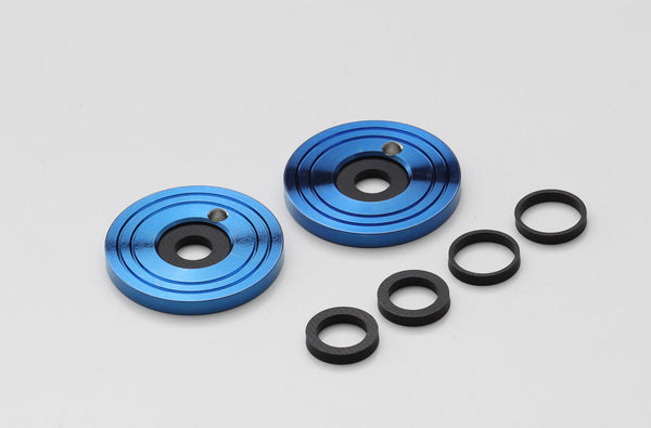AELLA Handlebar end titanium color 2-piece set Blue specification (M1000R R1300GS R12) AT-W0013ASC