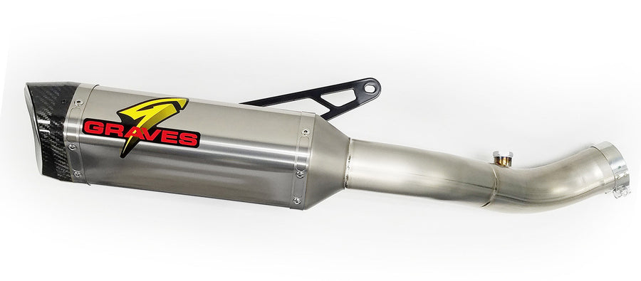 Graves Motorsports Aprilia Tuono Cat Eliminator Titanium Exhaust System