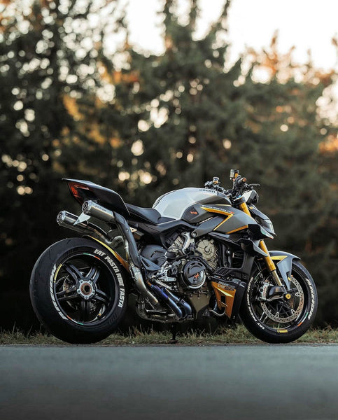 Ducati Panigale-Streetfighter V4,V4S,V4R & V4,V4SP High Mount Exhaust System 2018-24