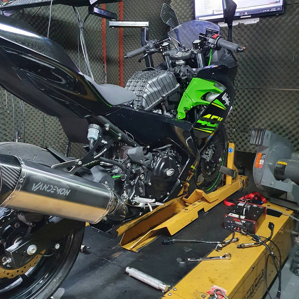 Kawasaki Z400, Ninja 400, Ninja 500, Z500 Vandemon Titanium Exhaust System 2006-2026