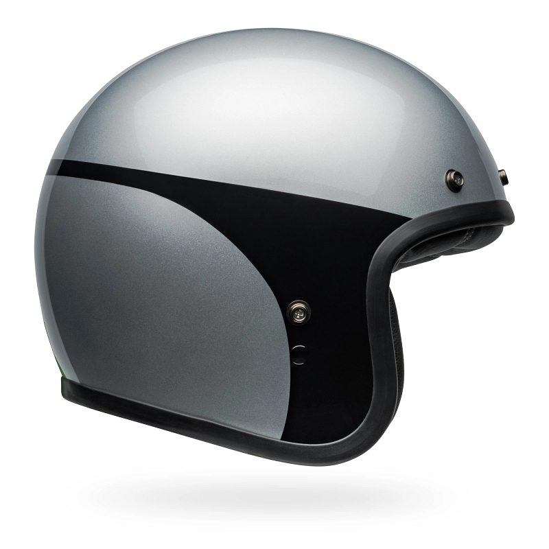 BELL Custom 500 Helmet Chassis Gloss Silver/Black Product Image