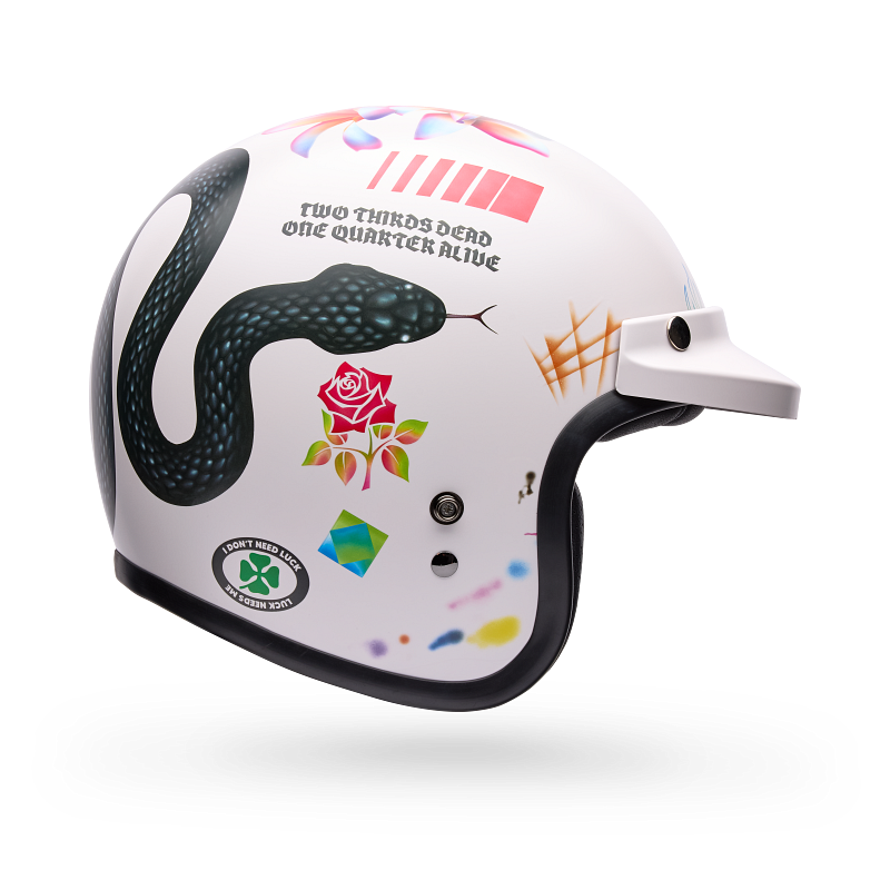 BELL Custom 500 Helmet Vintage White Product Image