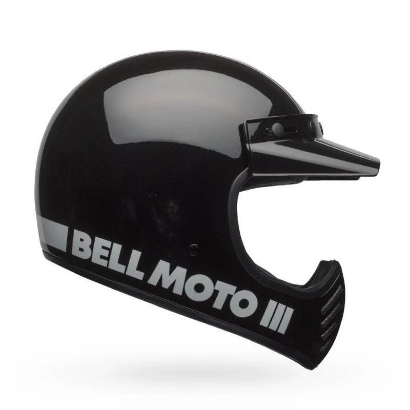 BELL Moto-3 Helmet Classic Gloss Black Product Image