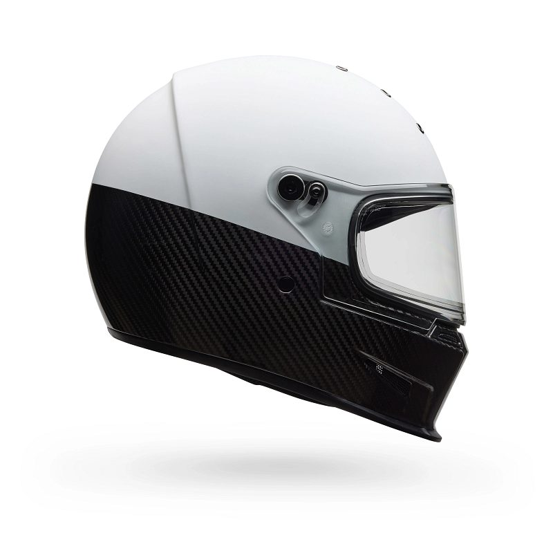 BELL Eliminator Carbon Helmet Diverge Matte/Gloss White/Black Product Image