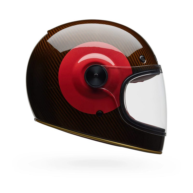 BELL Bullitt GT Carbon Helmet Tt Gloss Red/Gold Product Image