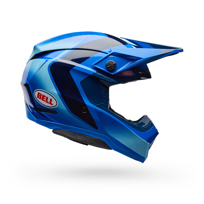 BELL Moto-10 Spherical Helmet Blue Product Image