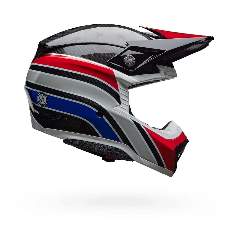 BELL Moto-10 Spherical Helmet Rsd Old Glory White/Red/Blue Product Image