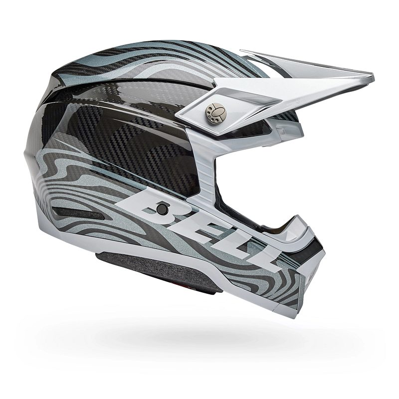 BELL Moto-10 Spherical Helmet Cortex Gloss Silver/Gray Product Image