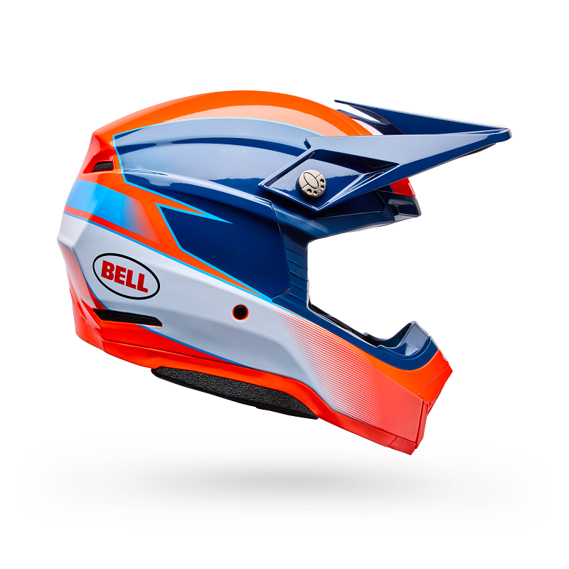 BELL Moto-10 MIPS Helmet Orange/Blue Falcon Product Image