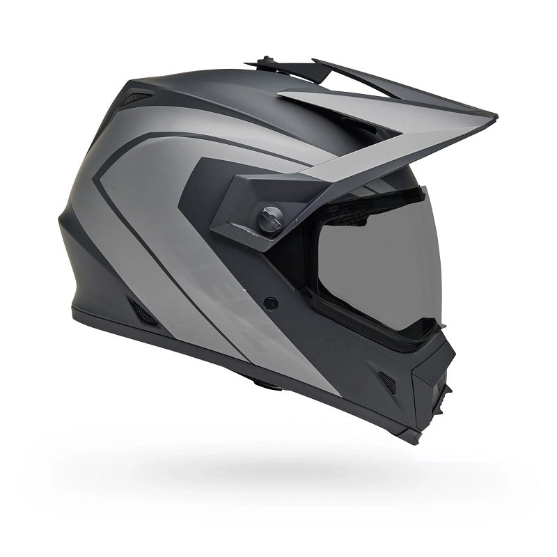 BELL MX-9 ADV MIPS Helmet Blackout Matte Black/Gray Product Image