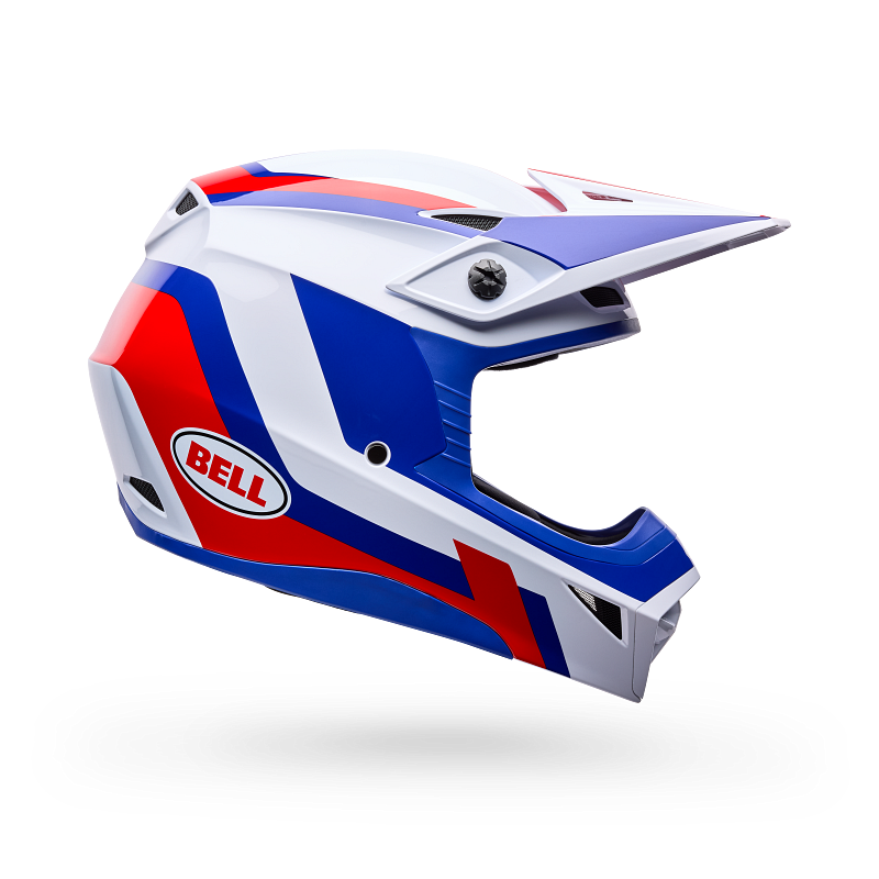 BELL MX-10 MIPS Helmet Red/White Dyno Product Image