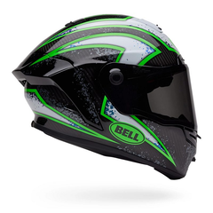 BELL Race Star DLX Flex Helmet Xenon Gloss Black/Kryptonite