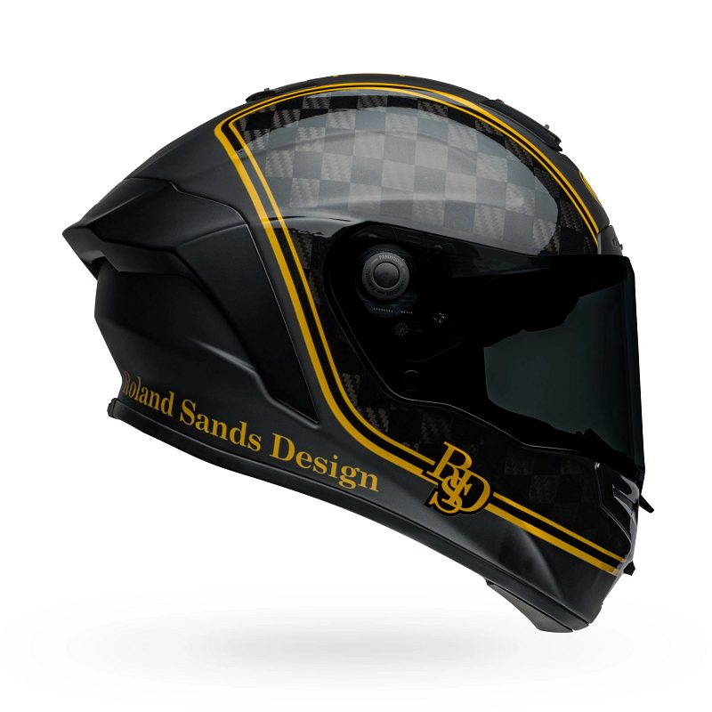BELL Race Star DLX Flex Helmet Rsd Player Matte/Gloss Black/Gold Product Image