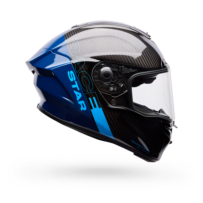 BELL Race Star DLX Flex Helmet Blue Strike Product Image