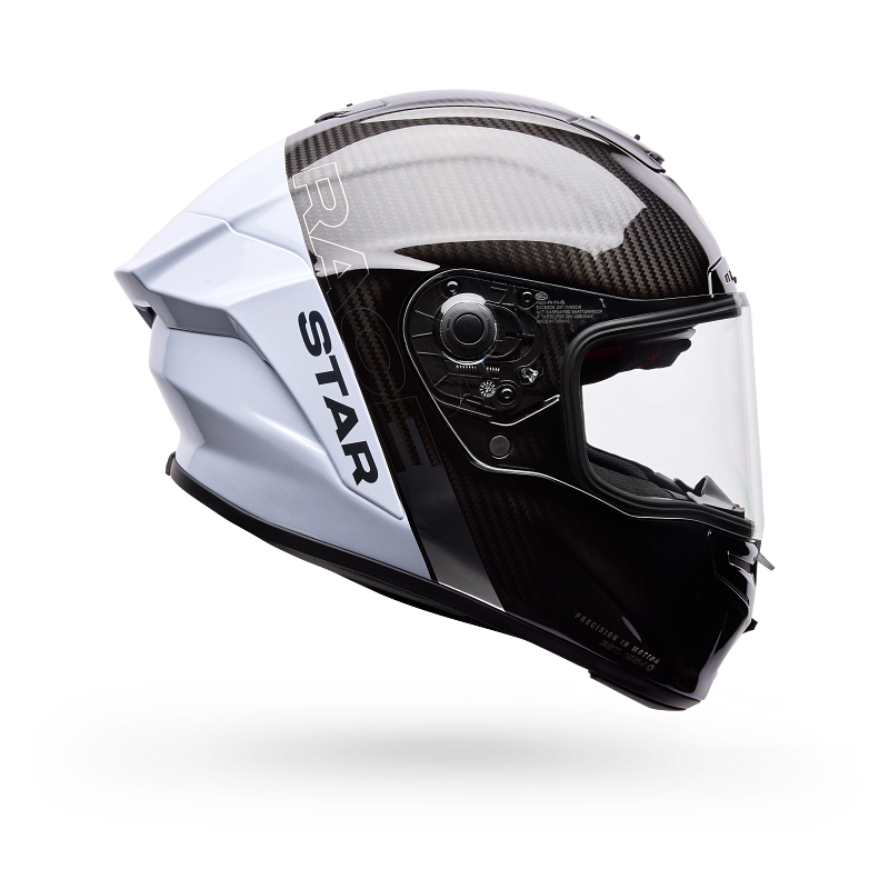 BELL Race Star DLX Flex Helmet Silver/White Strike Product Image