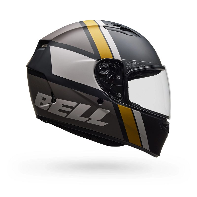BELL Qualifier Helmet Chasm Gloss Black/Amber Gold Product Image