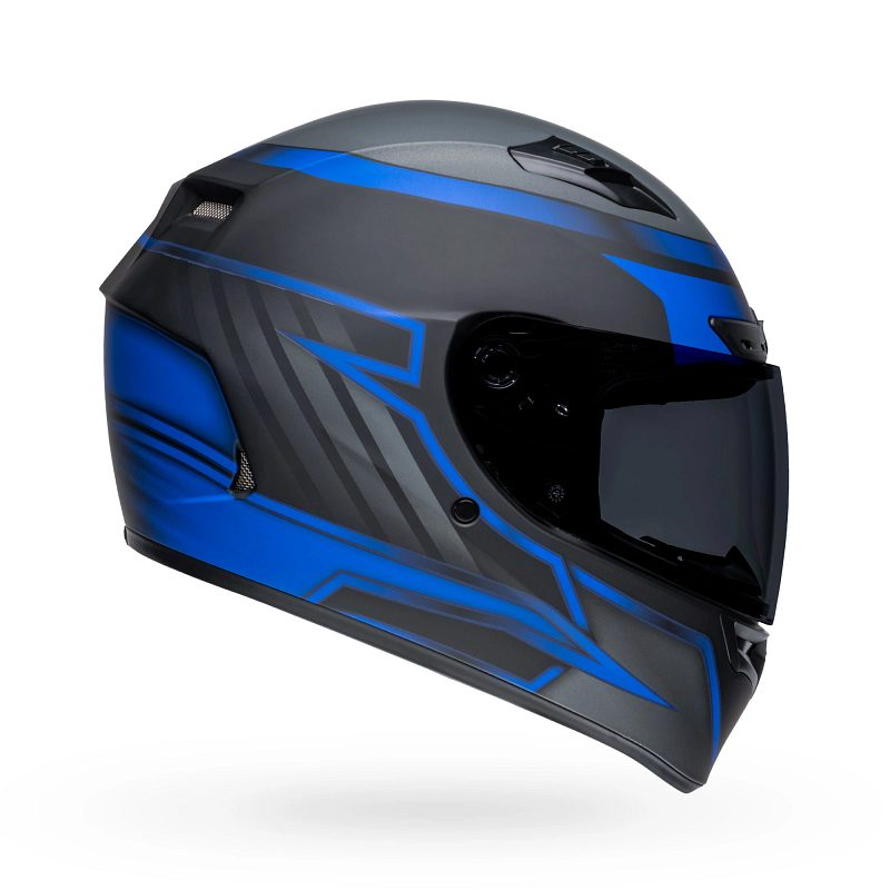 BELL Qualifier DLX Mips Helmet Raiser Matte Black/Blue/Gray Product Image